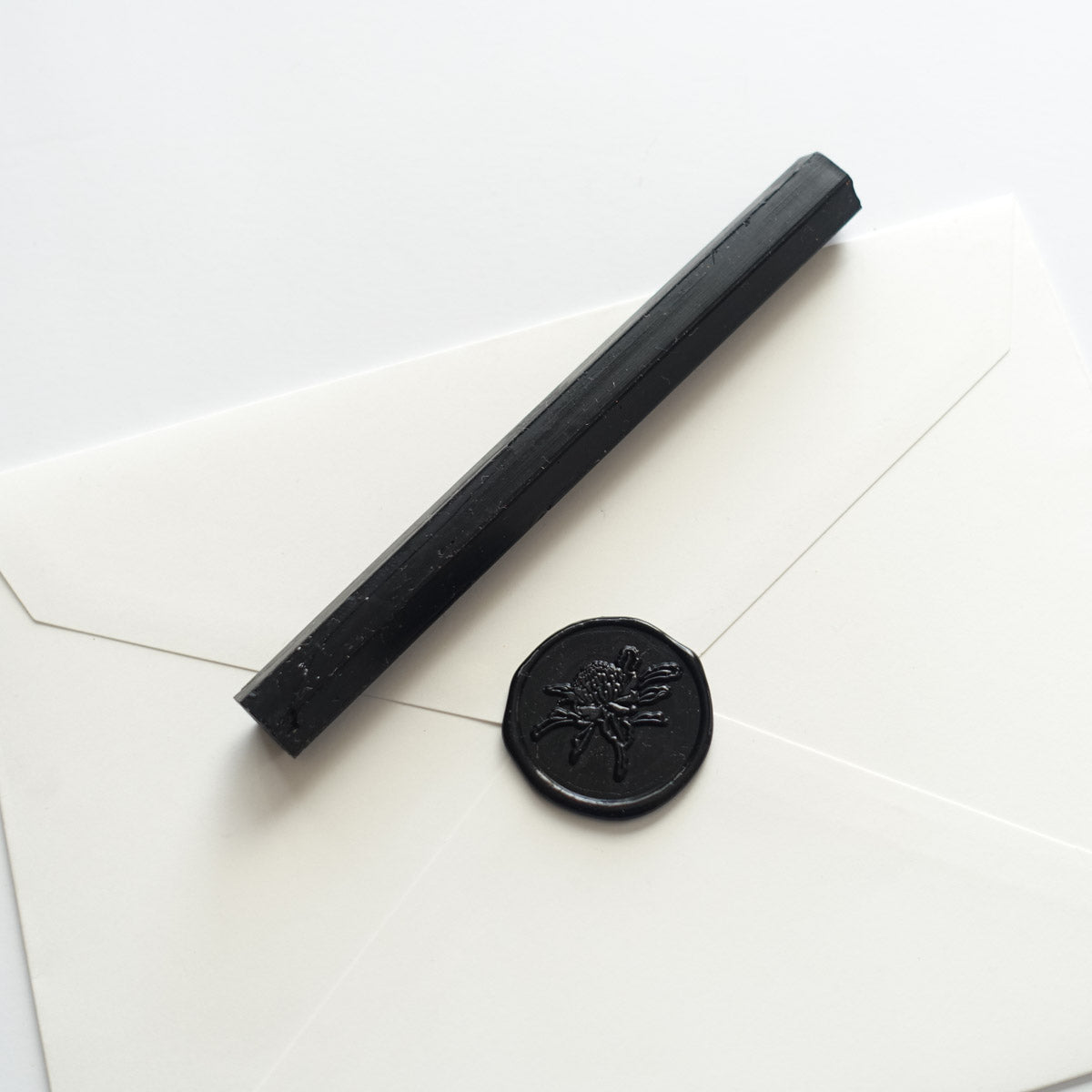 Biodegradable wax seal black with sealing wax stick Australia