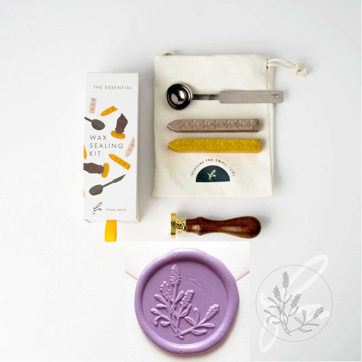 Lavender flower sprigs australia wax sealing kit fiona ariva