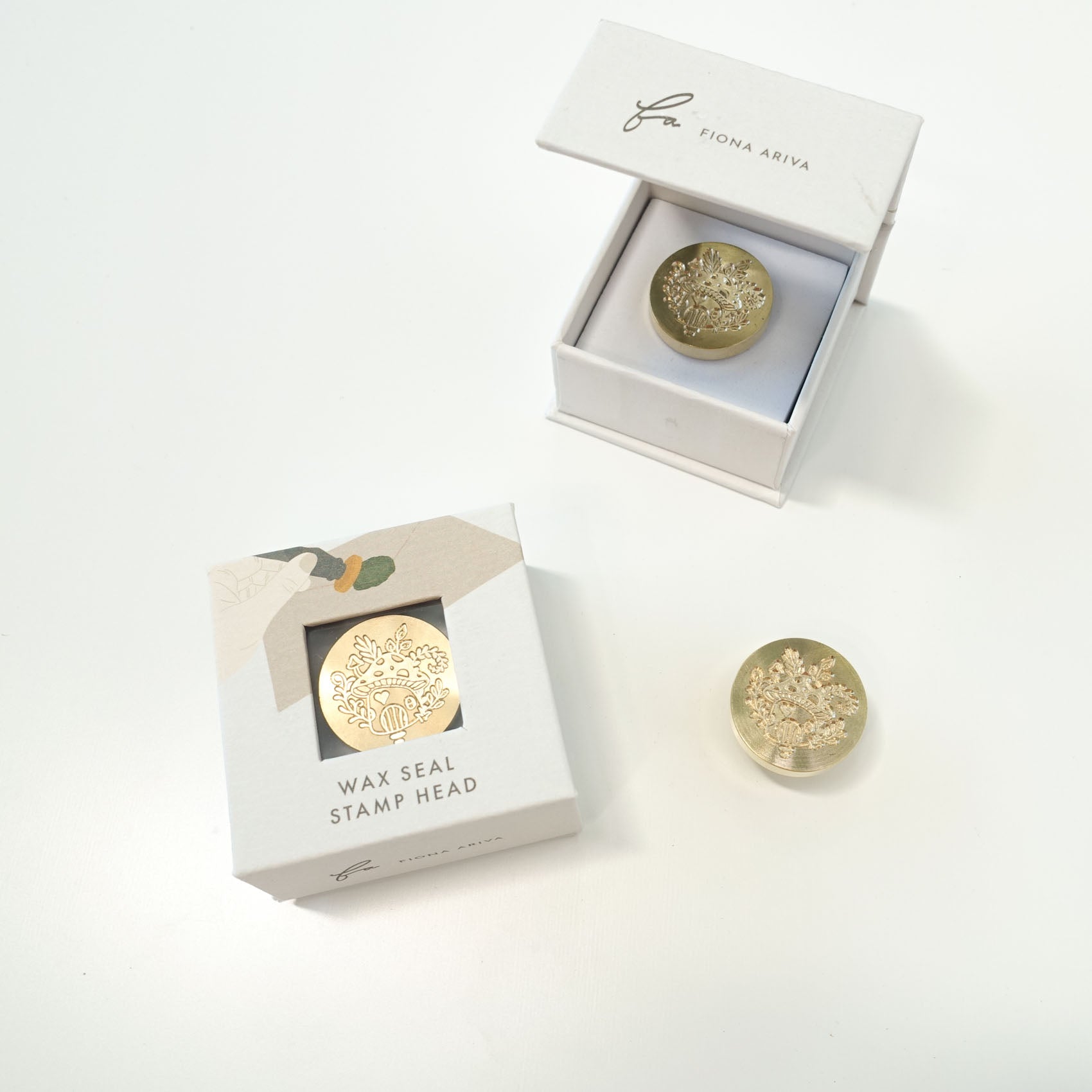 fairy garden mushroom house wax seal stamp australia fiona ariva