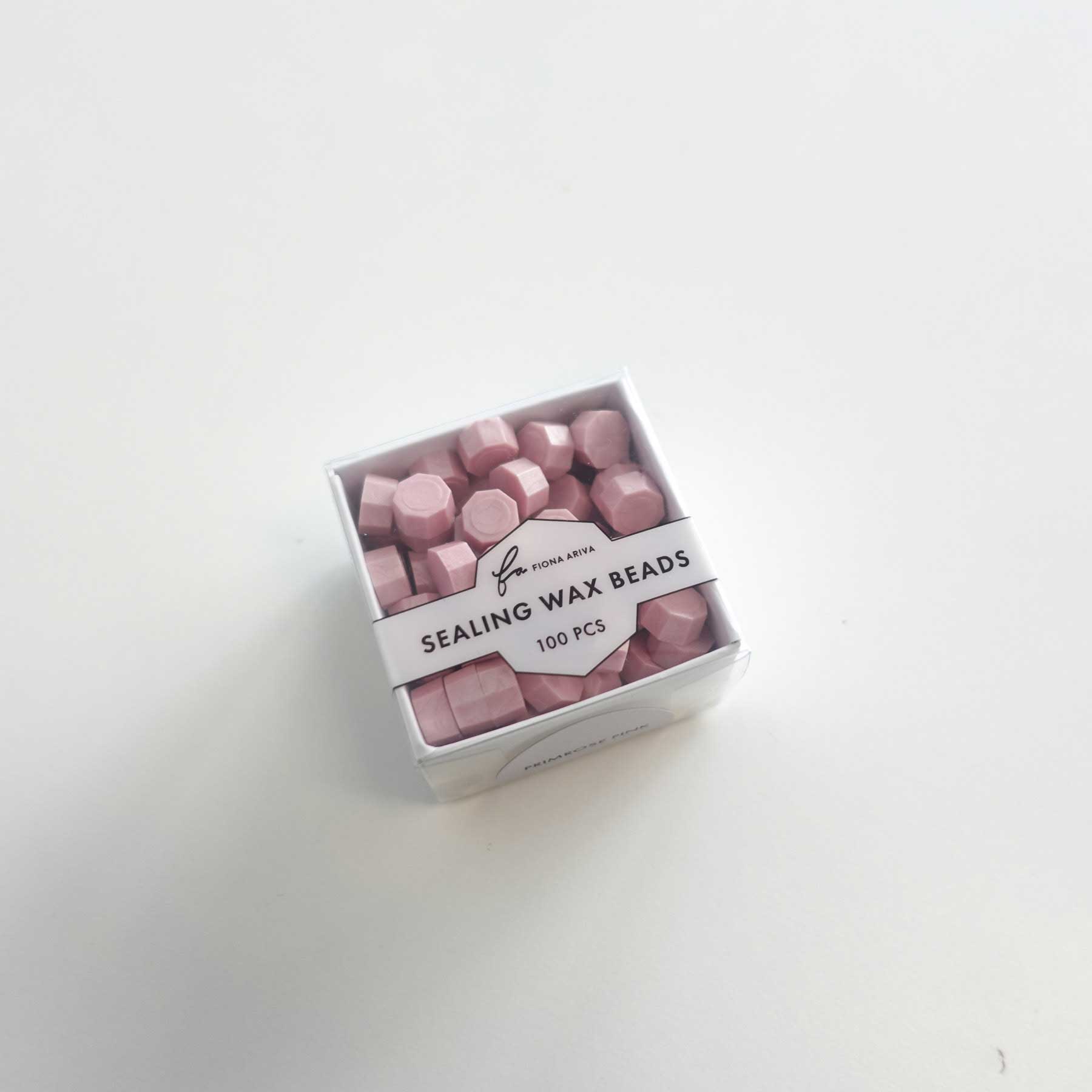 fiona ariva australia sealing wax seal beads baby pale light blush rose primrose pink