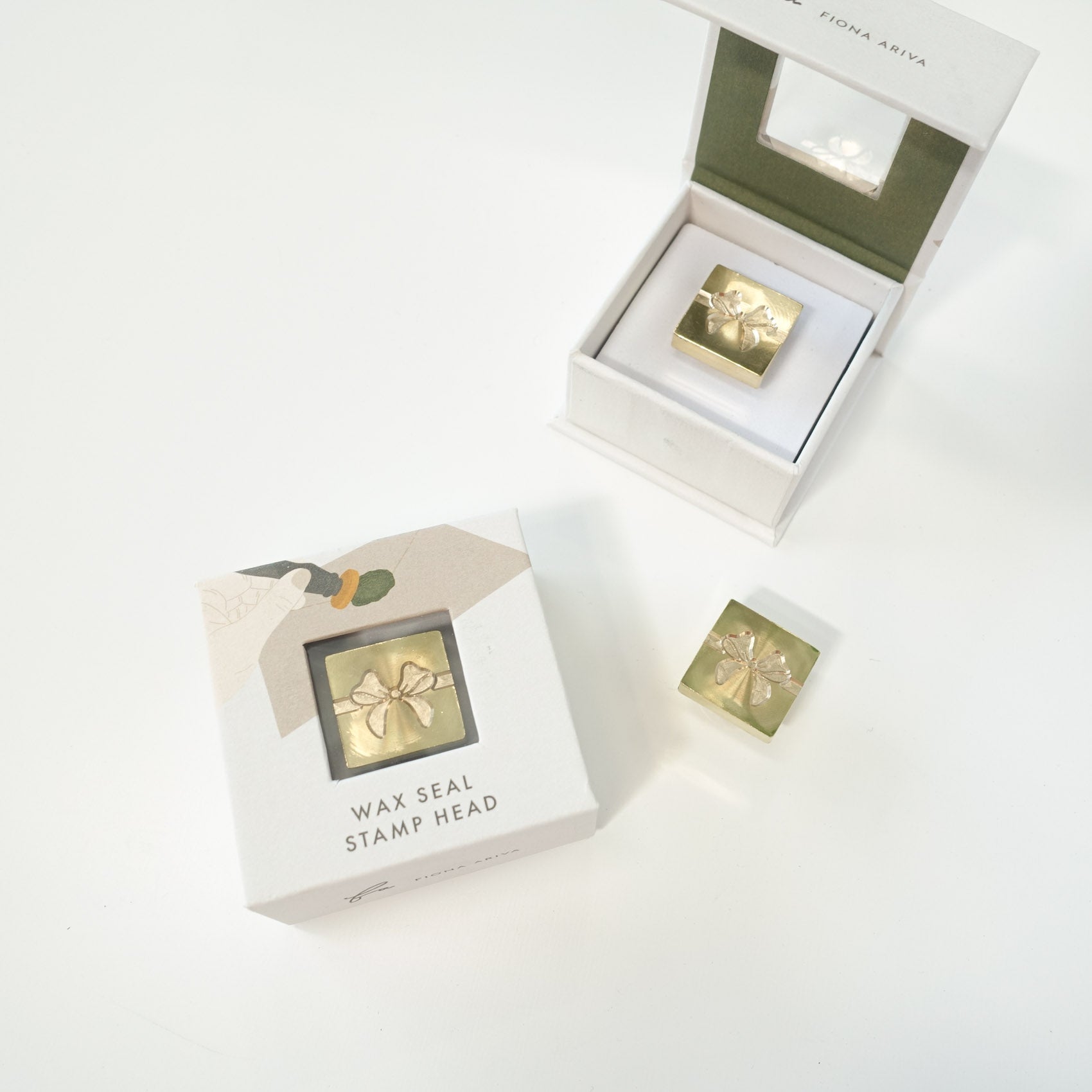 ribbon bow gift wrapping wax seal stamp head fiona ariva australia
