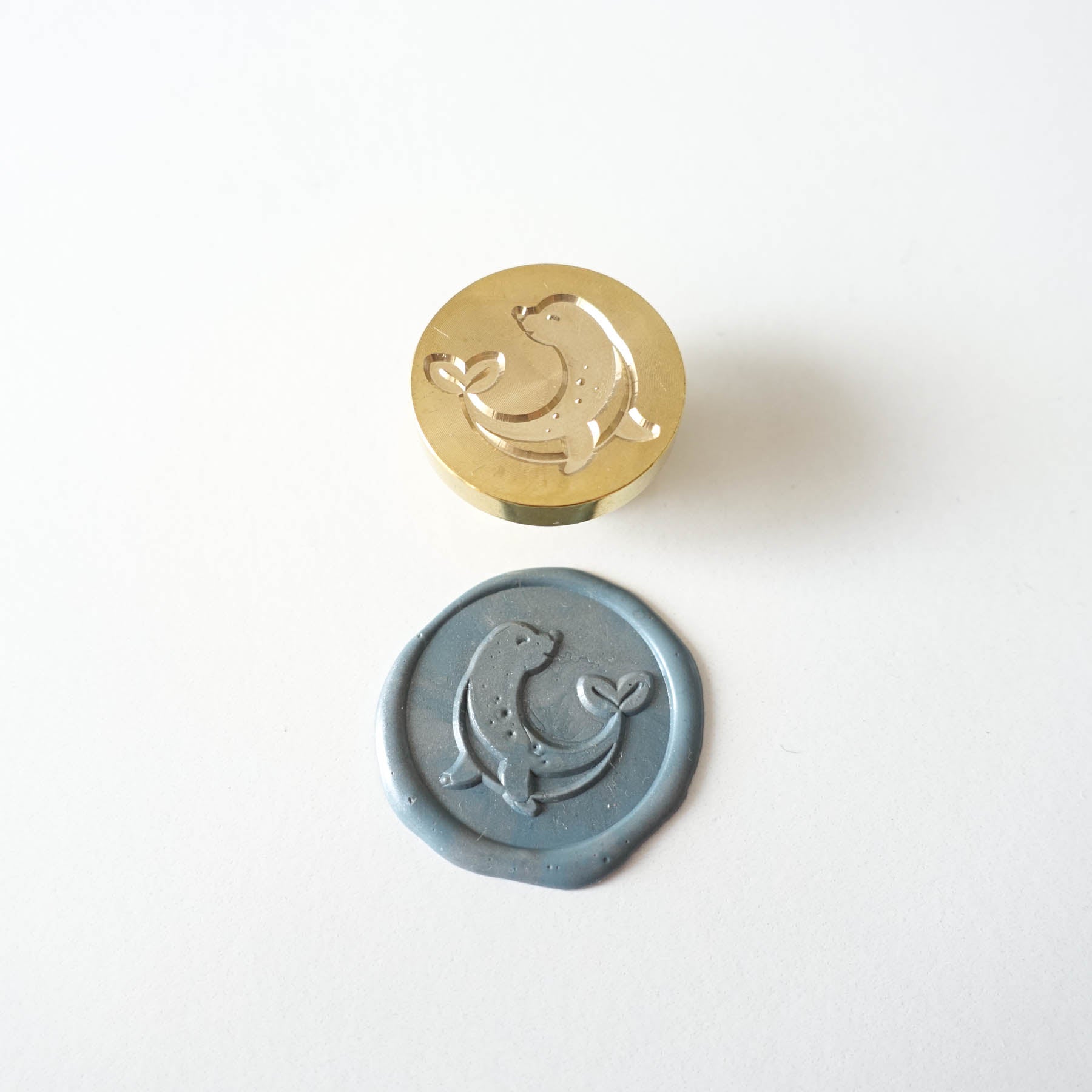 seal pup animal wax seal stamp head fiona ariva australia