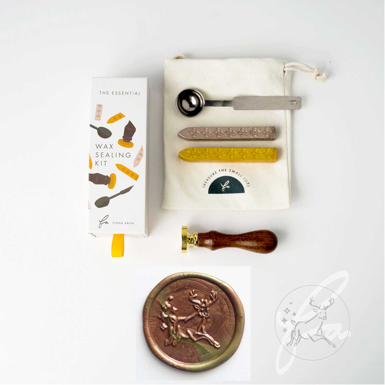Christmas flying reindeer rudolph wax sealing kit Australia