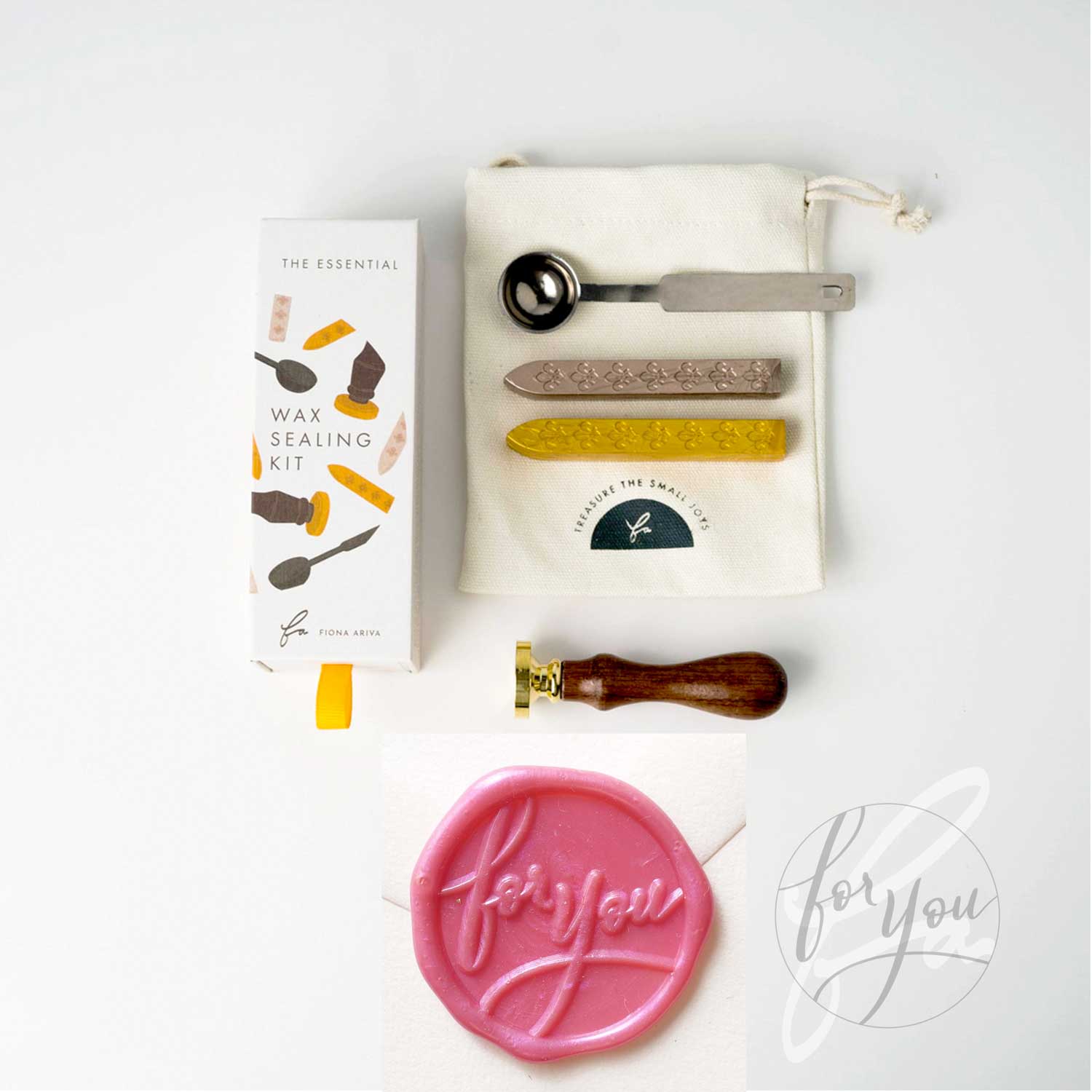For you modern calligraphy script wax sealing kit australia fiona ariva