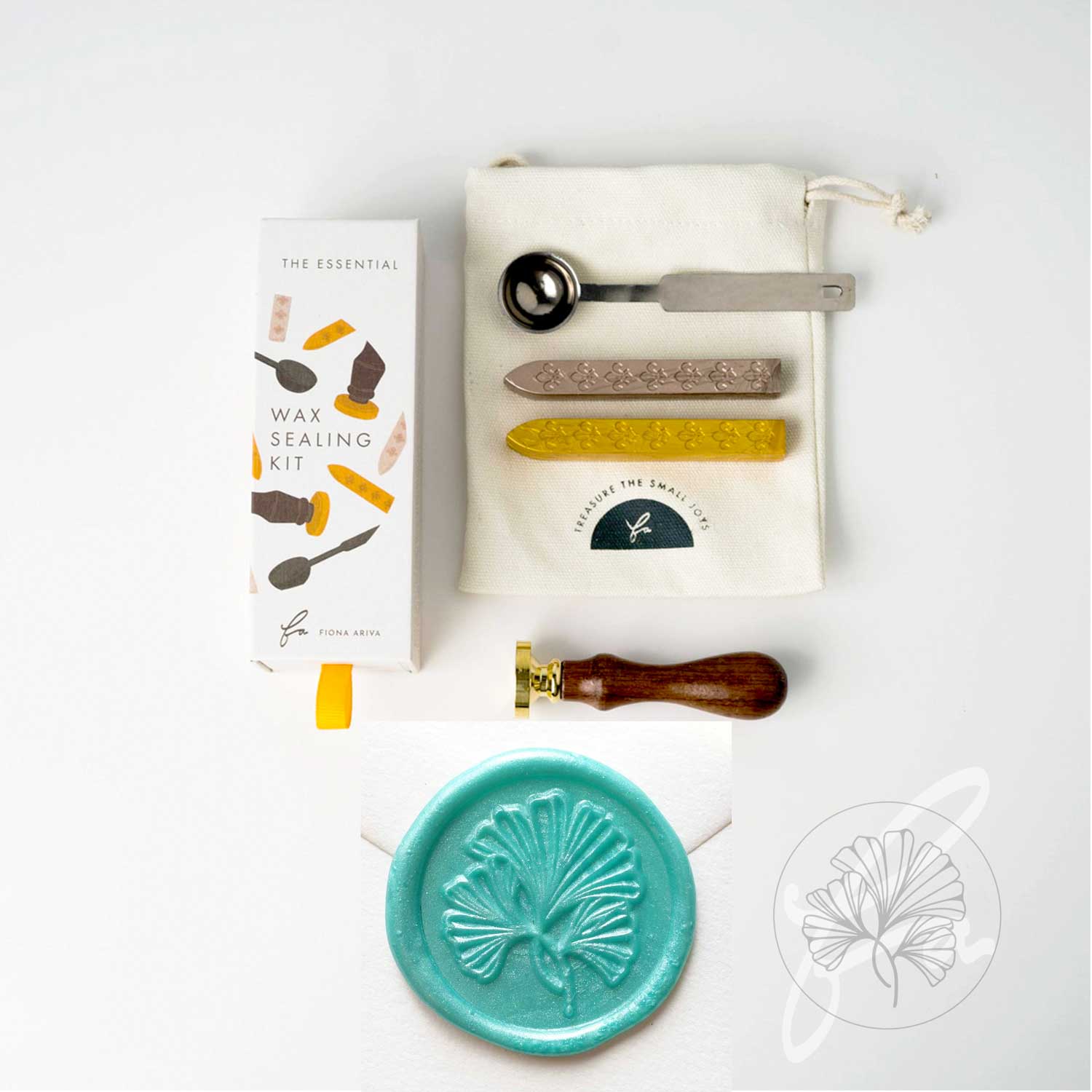 Ginkgo leaf wax seal kit australia fiona ariva