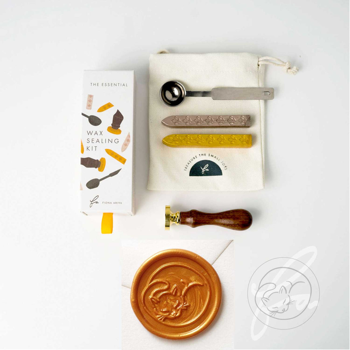 Sleeping cat australia wax sealing kit fiona ariva
