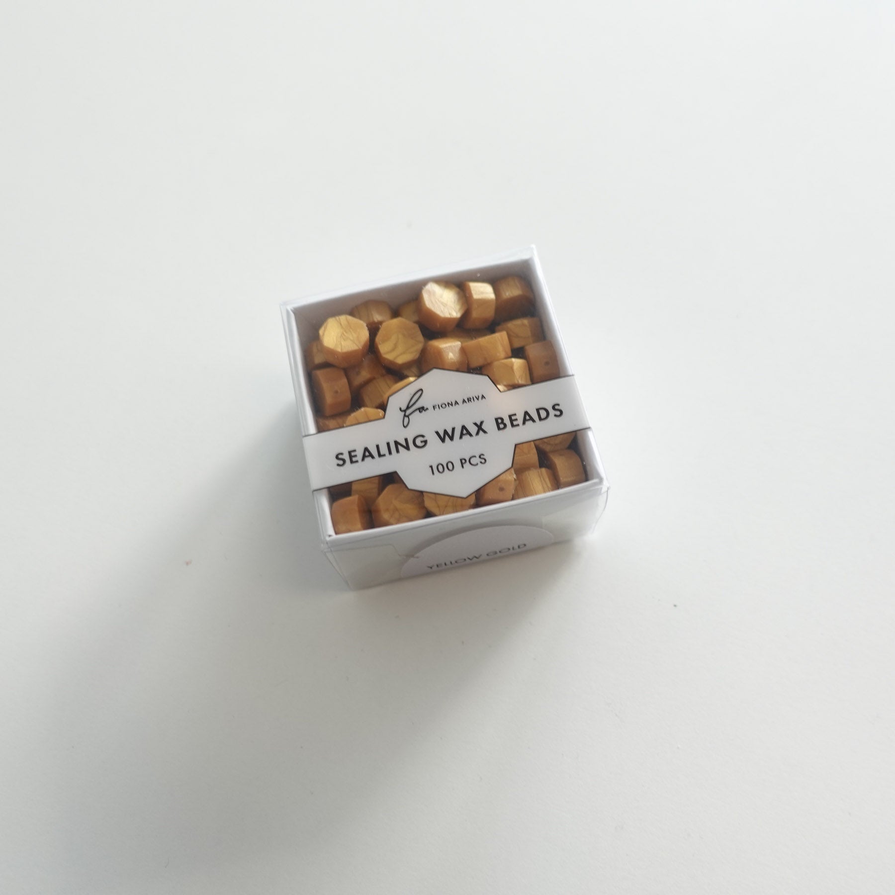 fiona ariva australia sealing wax seal beads bright gold yellow