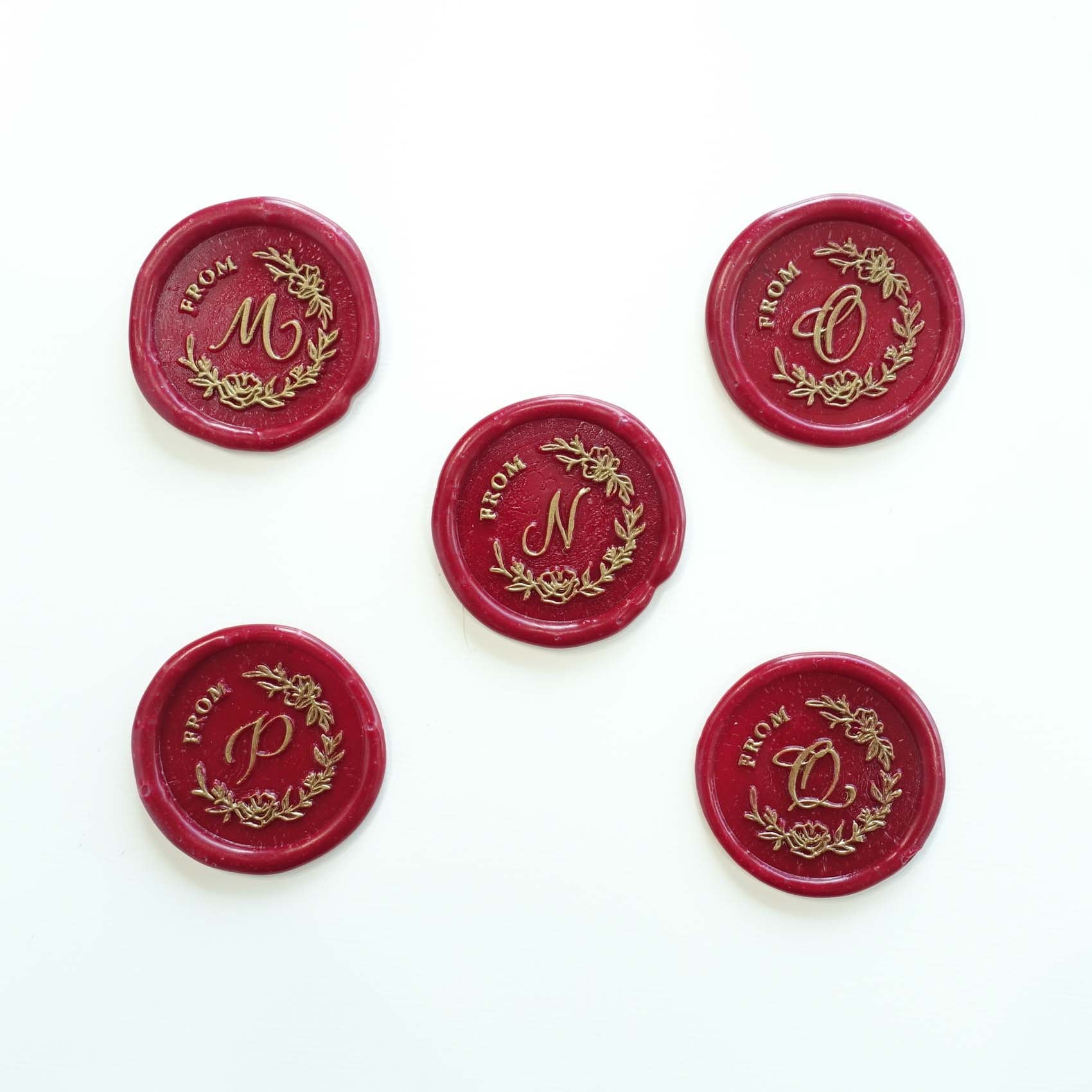 From A to Z Alphabet Letters - Stamp head (no handle)