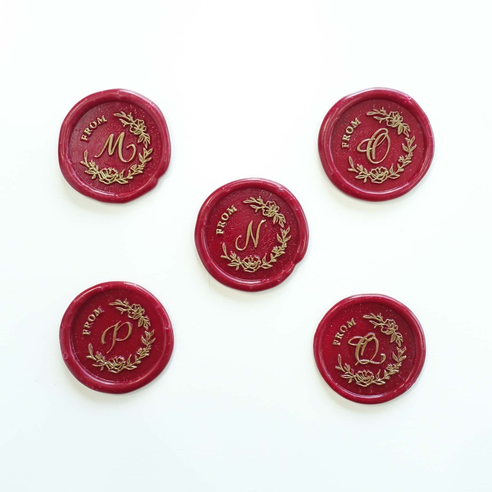 From A to Z Alphabet Letters - Wax Seal Stamp (includes handle)