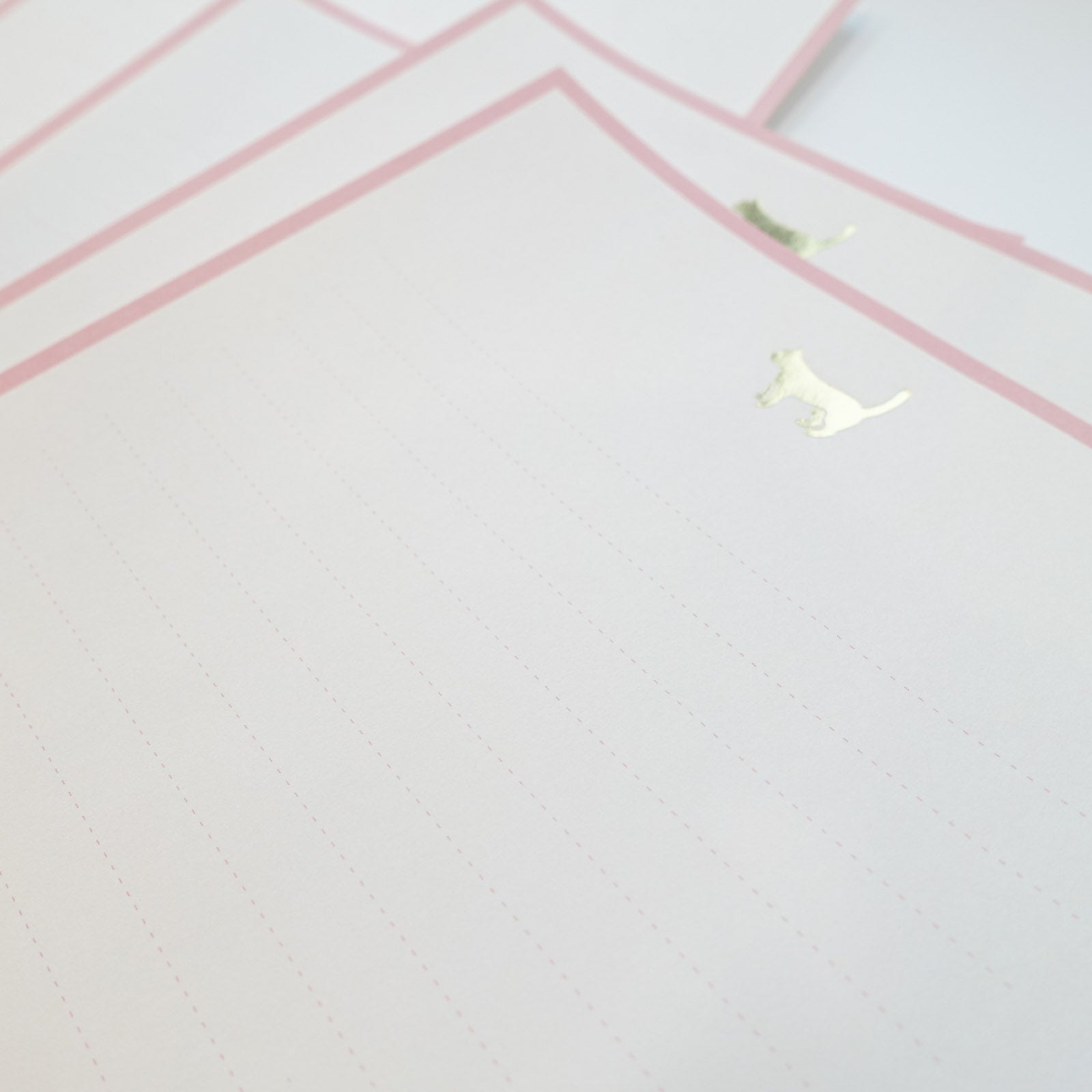 Cat Gold Foil Lucia Letter Writing Set