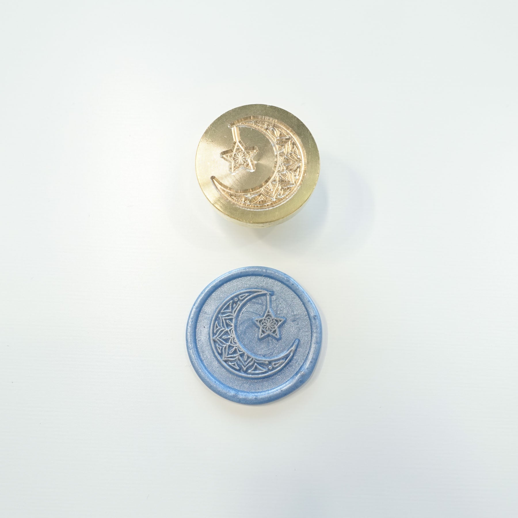 celestial moon star wax seal stamp fiona ariva australia