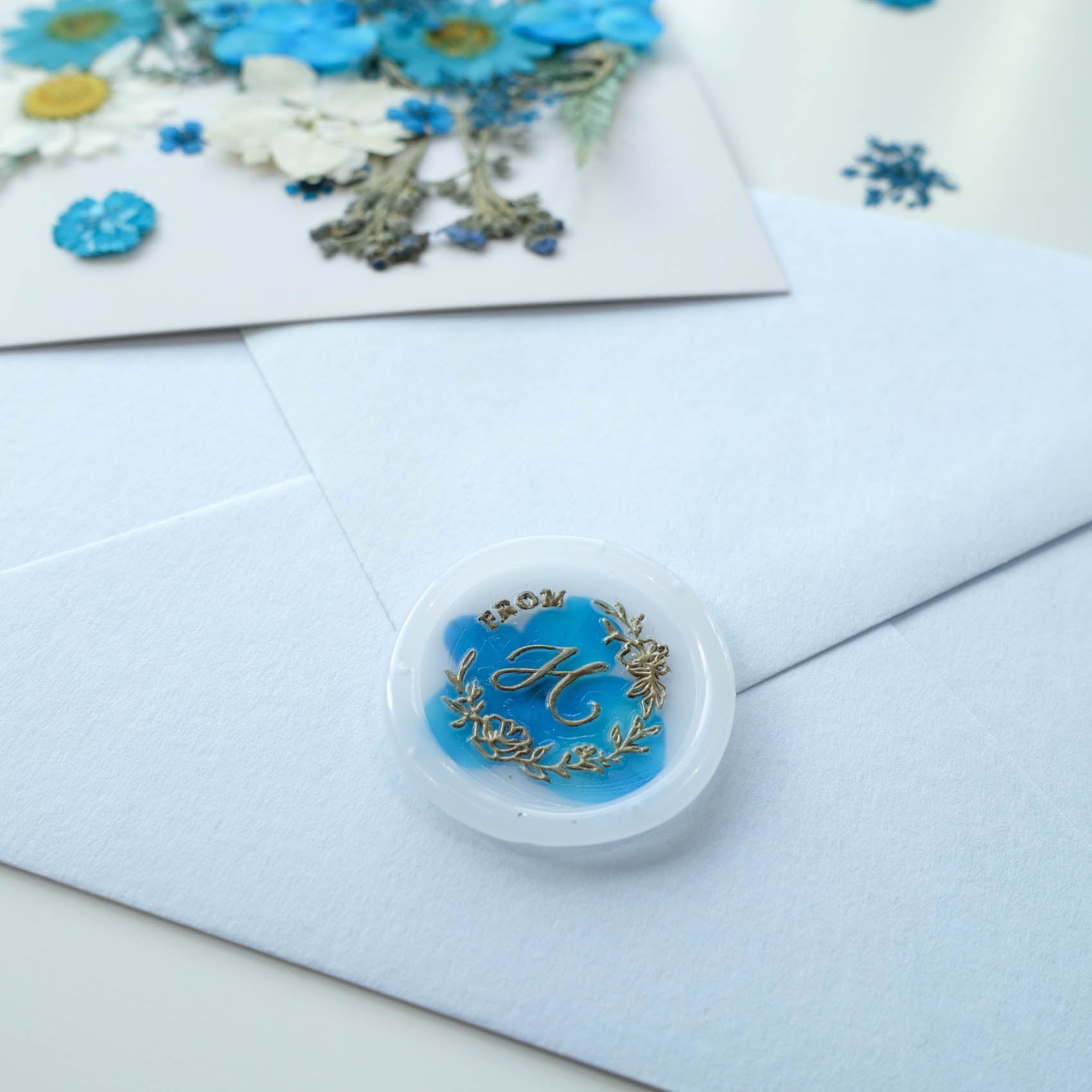 From A to Z Alphabet Letters - Wax Seal Stamp (includes handle)