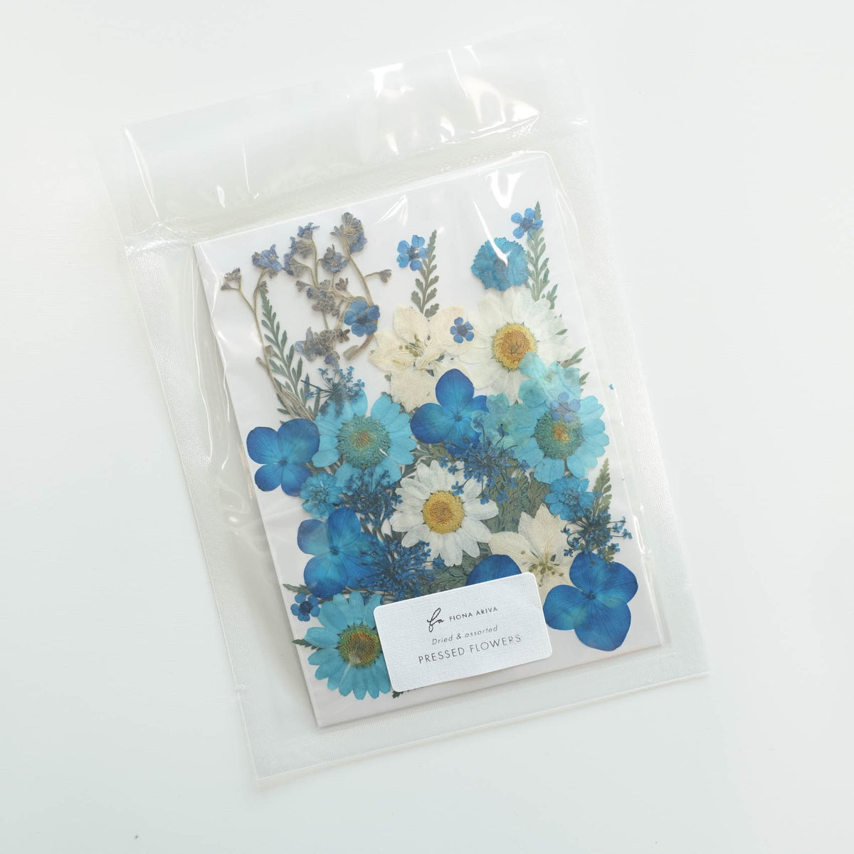 blue daisy hydrangea pressed dried flowers australia for resin art wax seal crafts