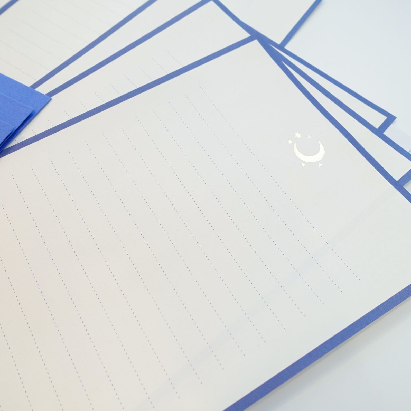 Moon & Stars Gold Foil Lucia Letter Writing Set