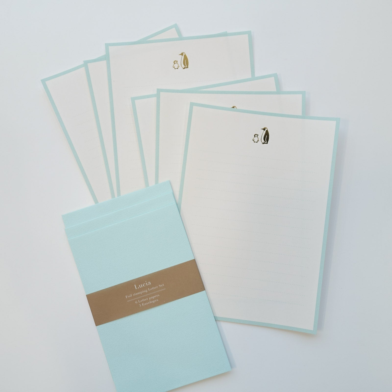 Penguin Gold Foil Lucia Letter Writing Set