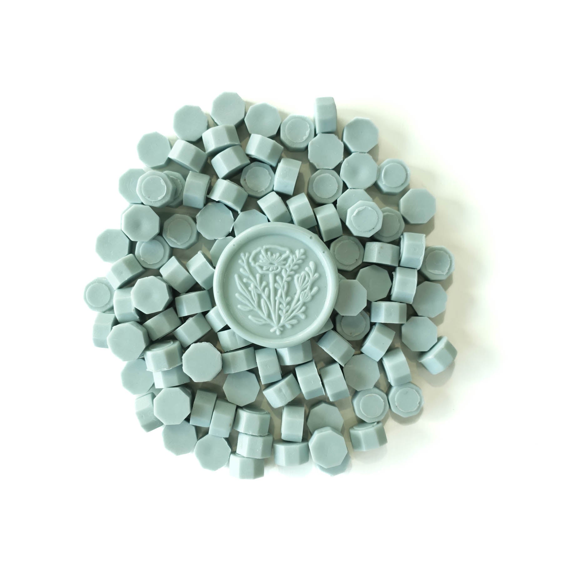sage green wax seal beads with wild flower sealing wax australia