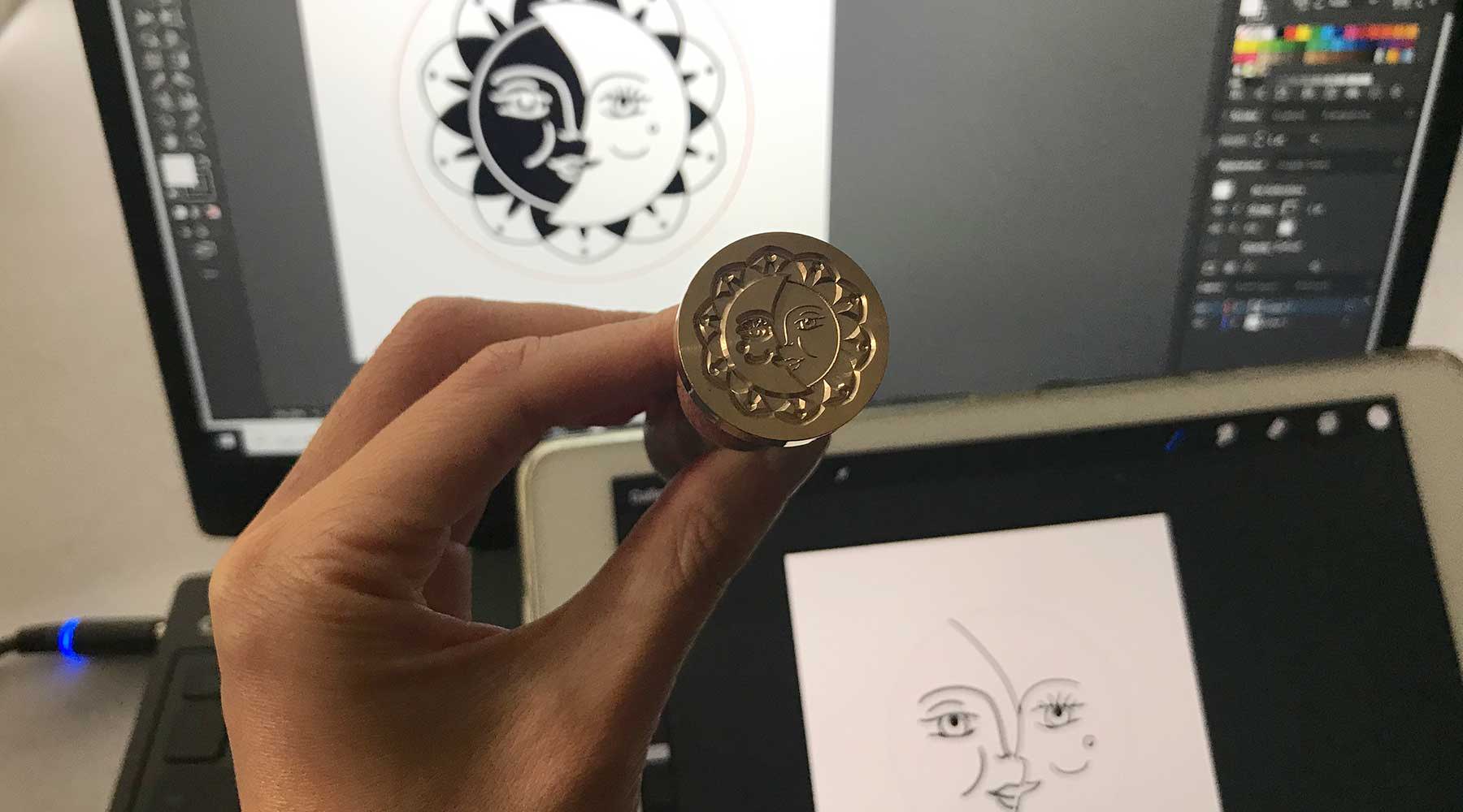 Behind The Scenes: Designing a wax seal stamp