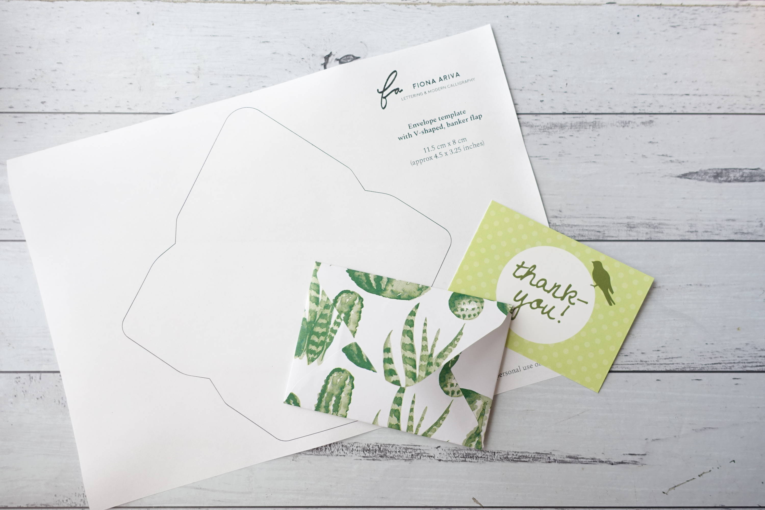 DIY your own envelopes (with our downloadable & printable templates )