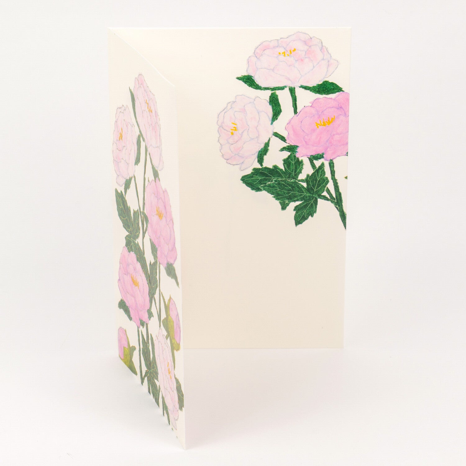 Peony Garden Greeting Card by Yonezu Yusuke