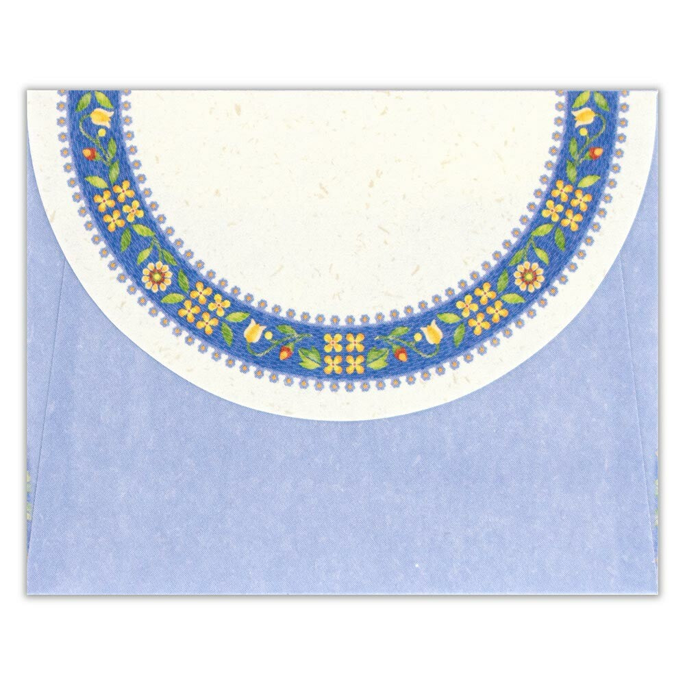 Tyrol 'Bloom' Blue Mini Letter Writing Set