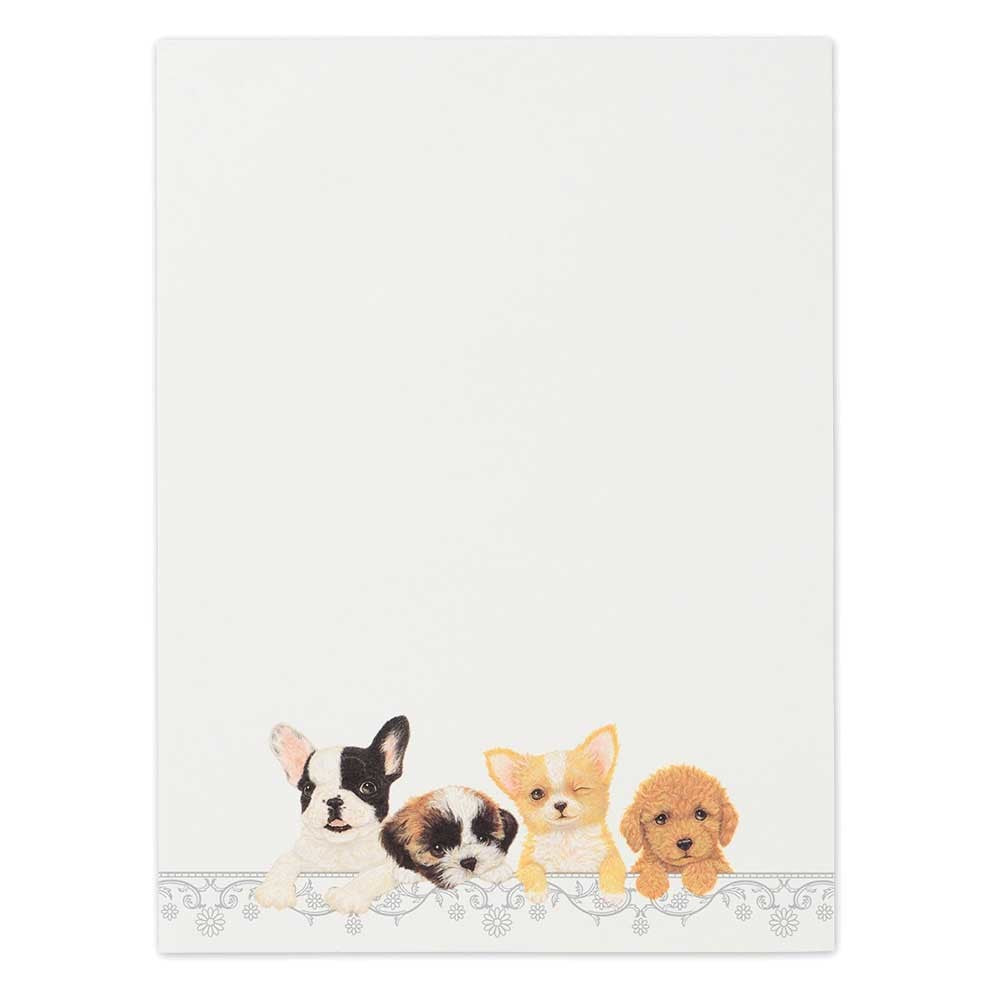 Letter Writing Pad - Puppies