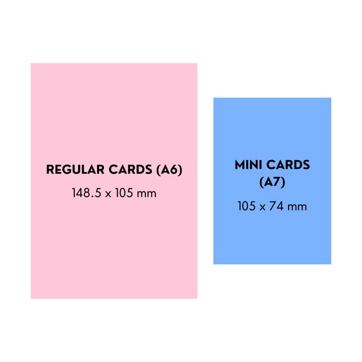 Vintage A7 Mini Bunny Rabbit Greeting Card | Popsy Press