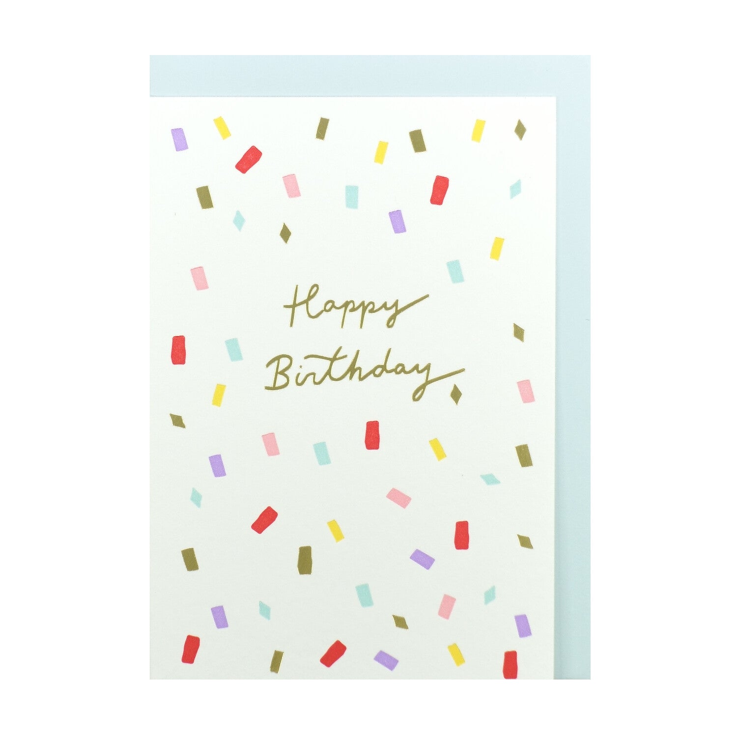 Happy Birthday Confetti Sprinkles Greeting Card