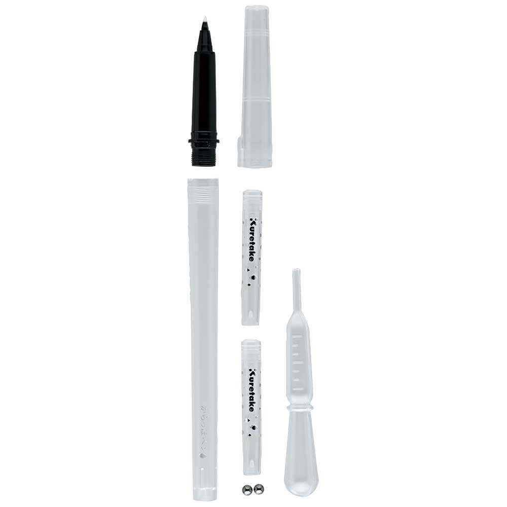 Kuretake Karappo - Add Your Own Ink - Refillable Cartridge Felt Tipped Brush Pen