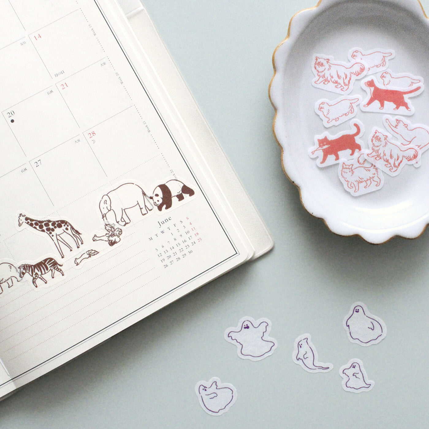 'Ah La La' Flake Stickers