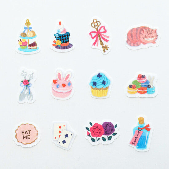 Alice's Wonderland Tea Party | Bande Washi Tape Masking Roll Sticker