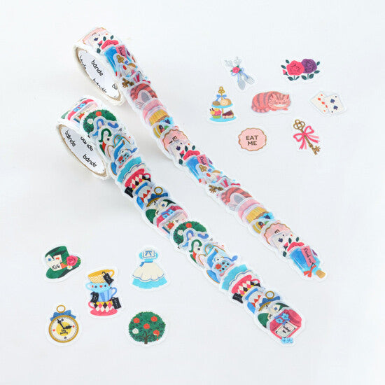 Alice's Wonderland Tea Party | Bande Washi Tape Masking Roll Sticker