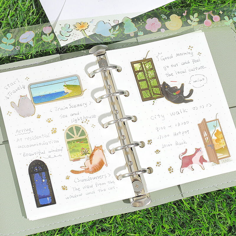 Window Scenery Clear Washi Tape | BGM