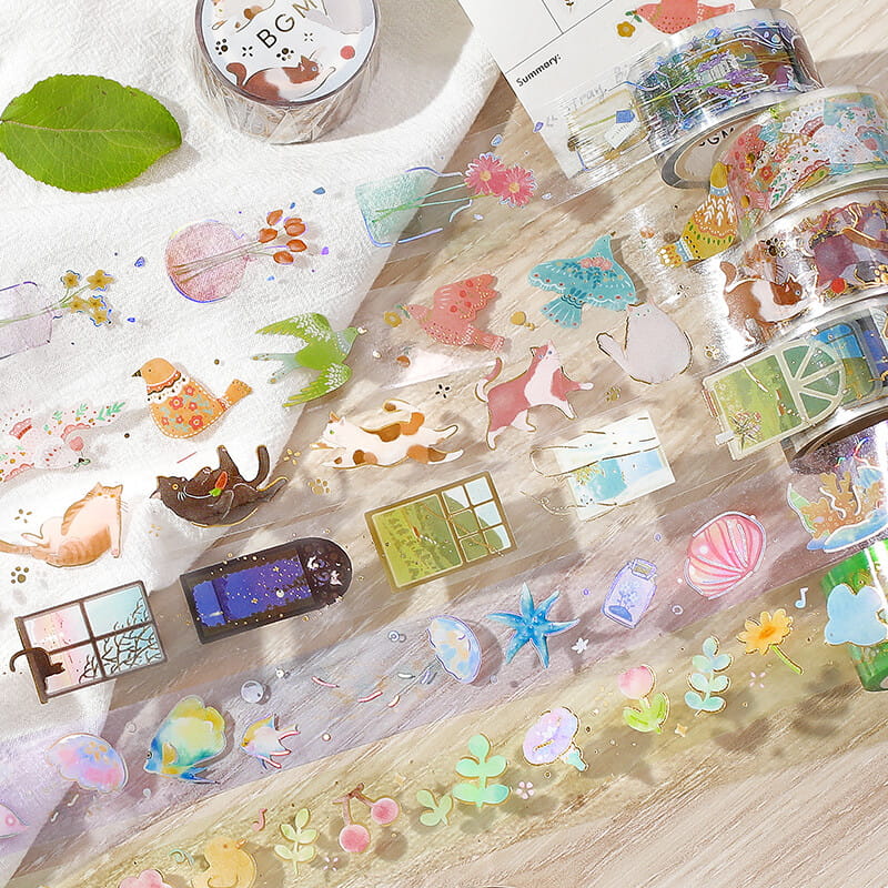 Clear Washi Tape | BGM