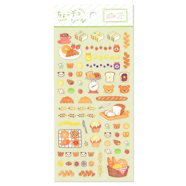 Bakery 'Choko Deco' Stickers Sheet