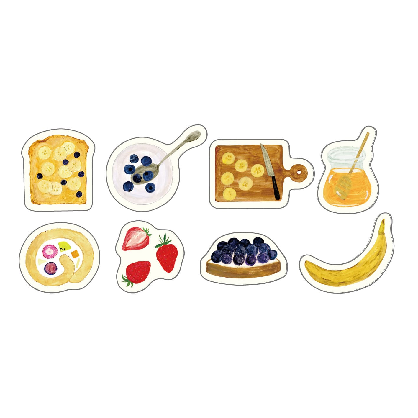 Banana Bread Breakfast | Flake Stickers | Ayu Iwashima