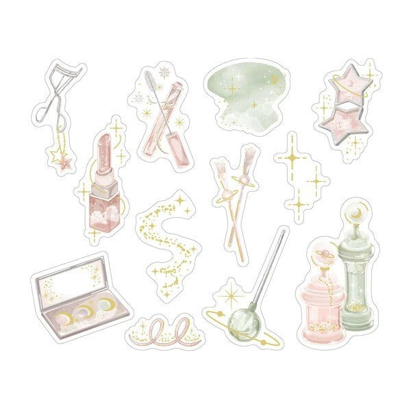 Beauty Cosmetics Magical WORLD CRAFT Flake Stickers