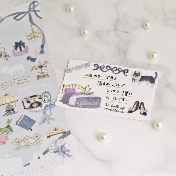 Black Cats & Furniture 'Chic Mignon' Stickers Sheet