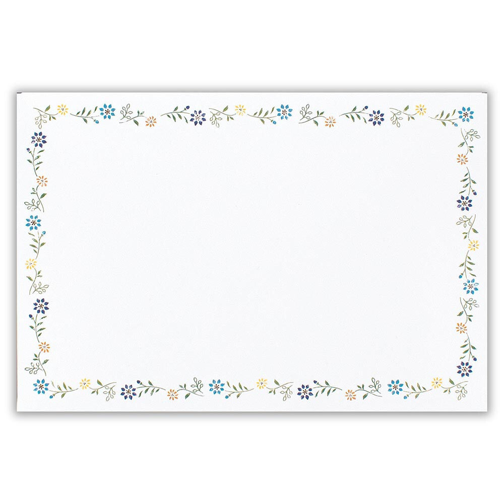 Envelopes [5-pack] | Blue Florets Floral