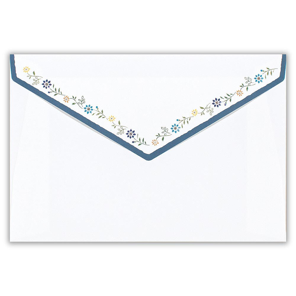 Envelopes [5-pack] | Blue Florets Floral