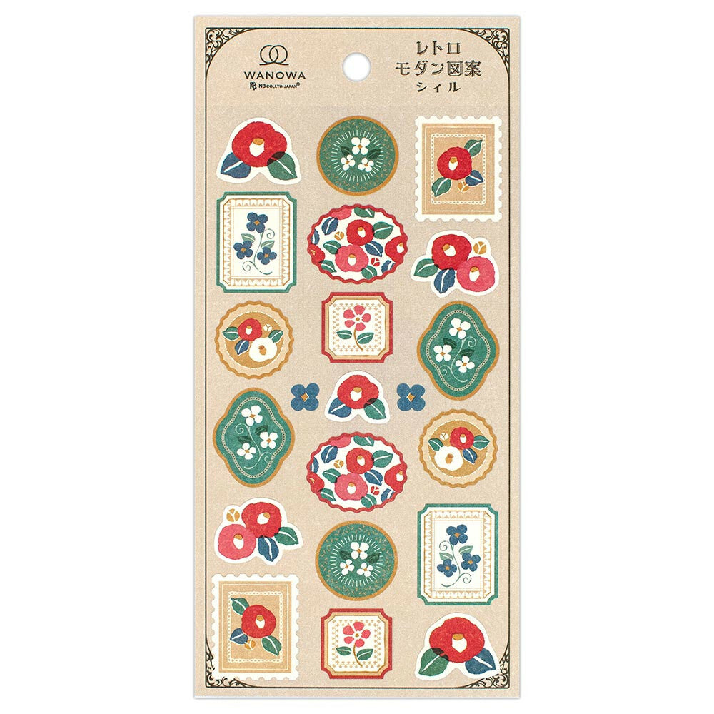 Camellia Sticker Seals | 'Wanowa' Series | Stickers Sheet