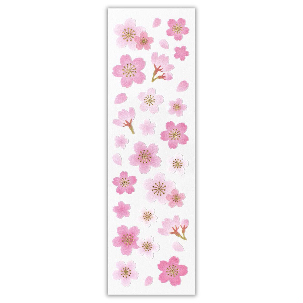 Cherry Blossom Non-Woven Cloth Stickers Sheet
