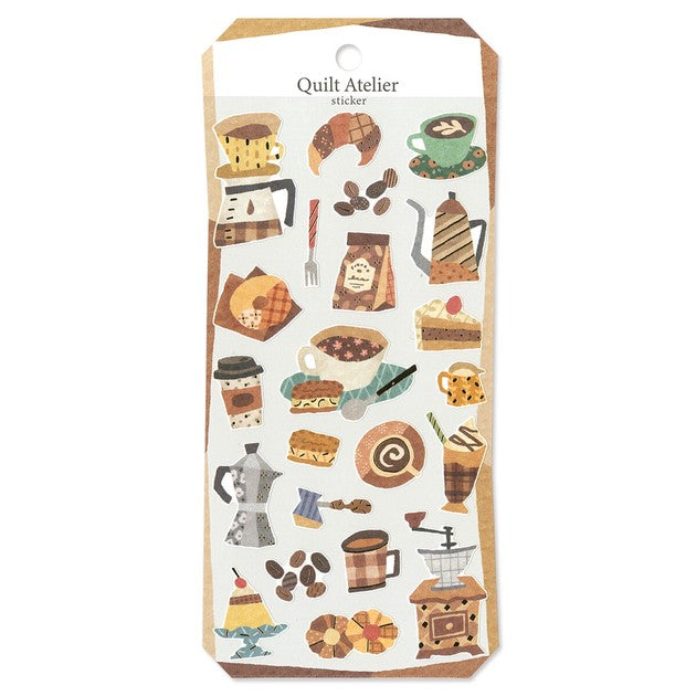 Coffee Break 'Quilt Atelier' Stickers Sheet