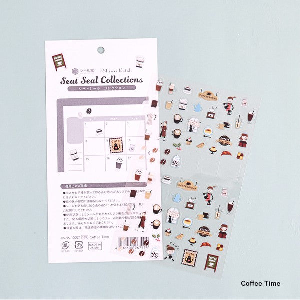 Coffee Time 'Shinzi Katoh' Planner Sticker Sheet