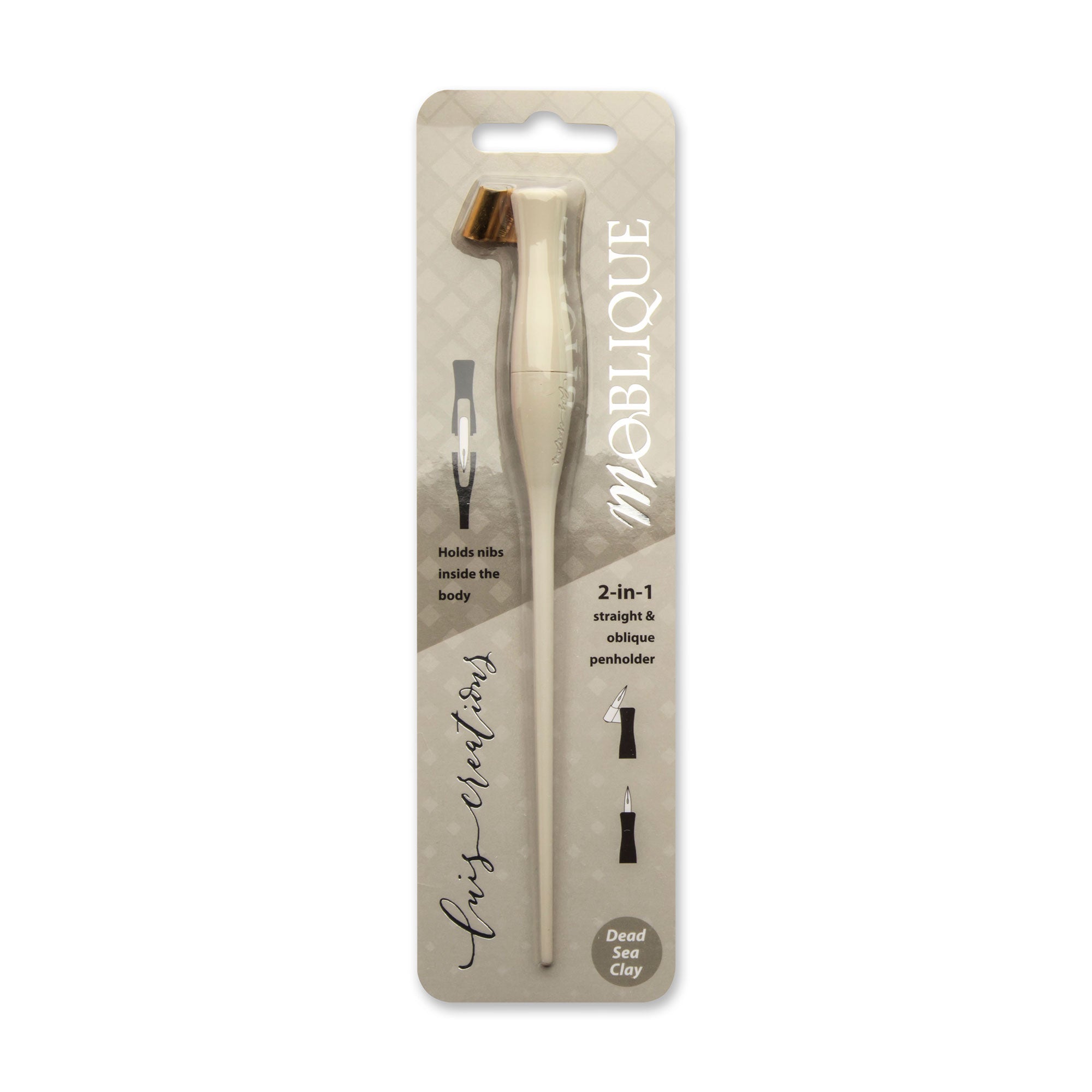 Moblique Dead Sea Clay | Calligraphy 2-in-1 Oblique Penholder