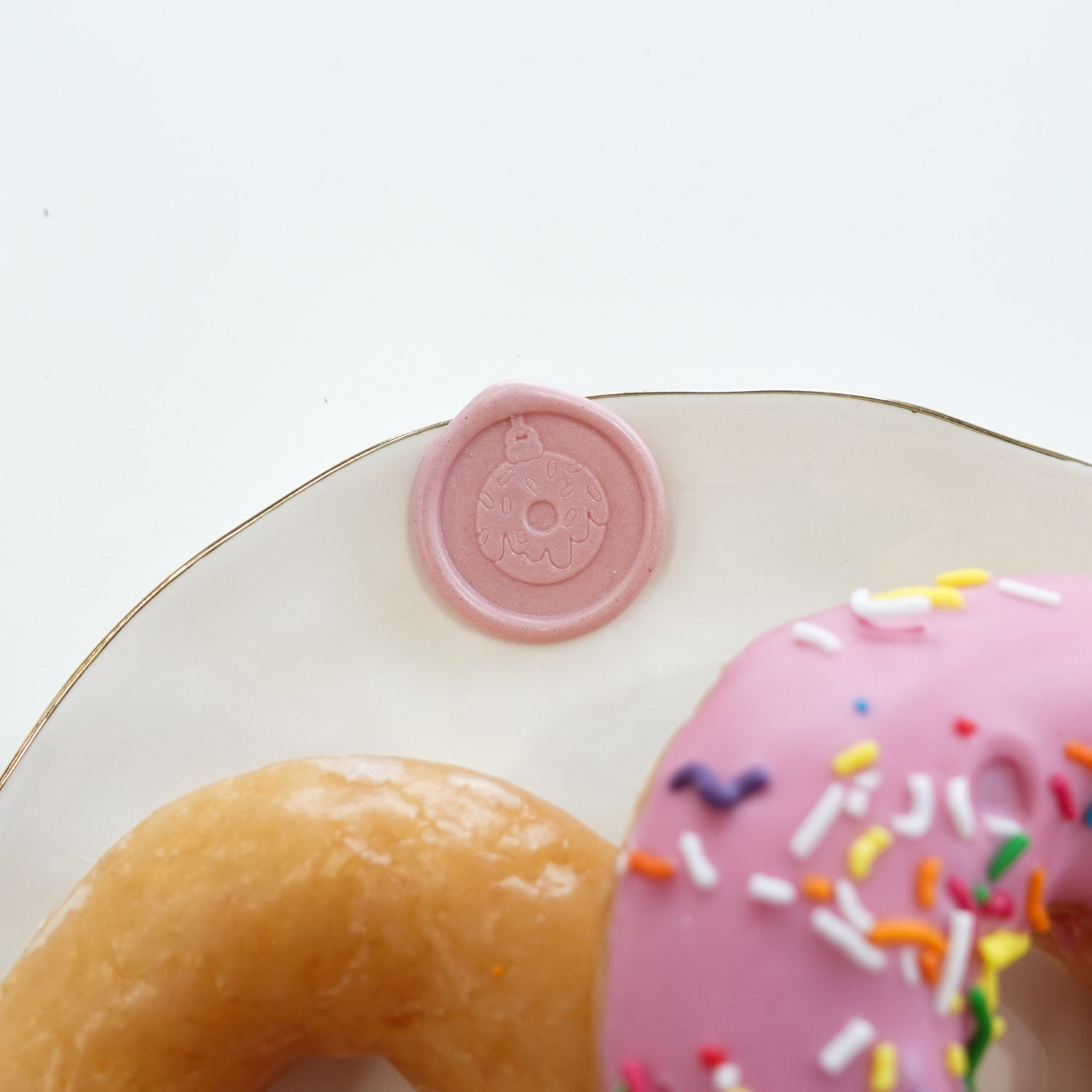 Donut bauble ornament christmas wax seal stamp fiona ariva australia