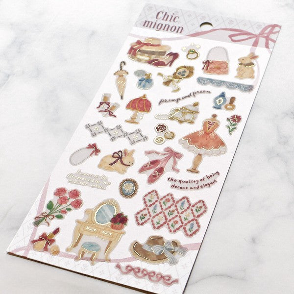 Dress Up 'Chic Mignon' Stickers Sheet