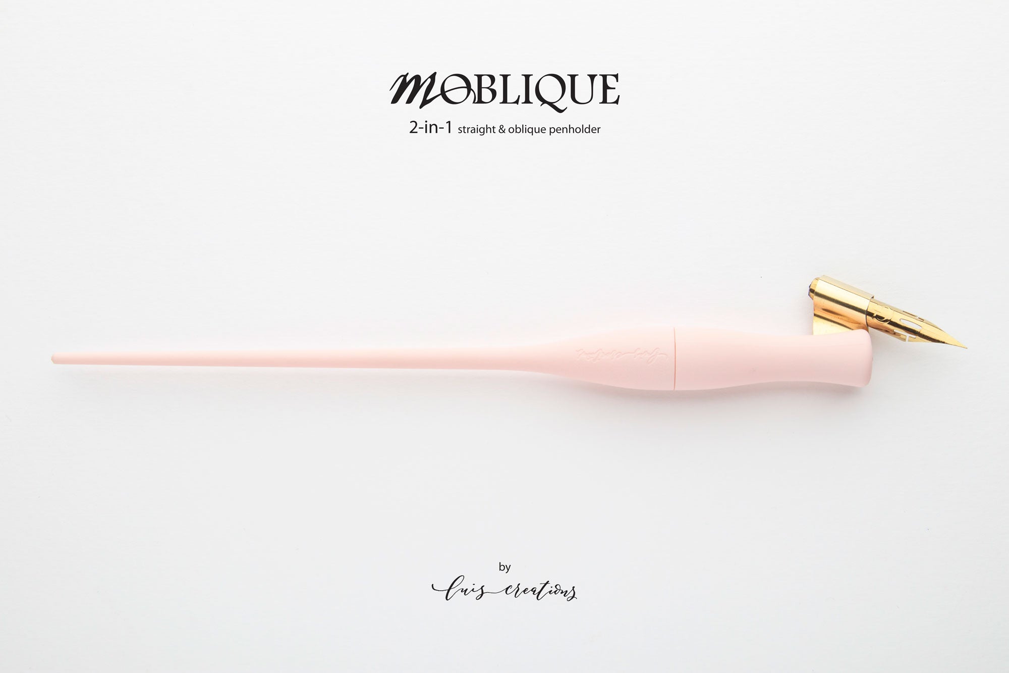 Moblique English Rose | Calligraphy 2-in-1 Oblique Penholder