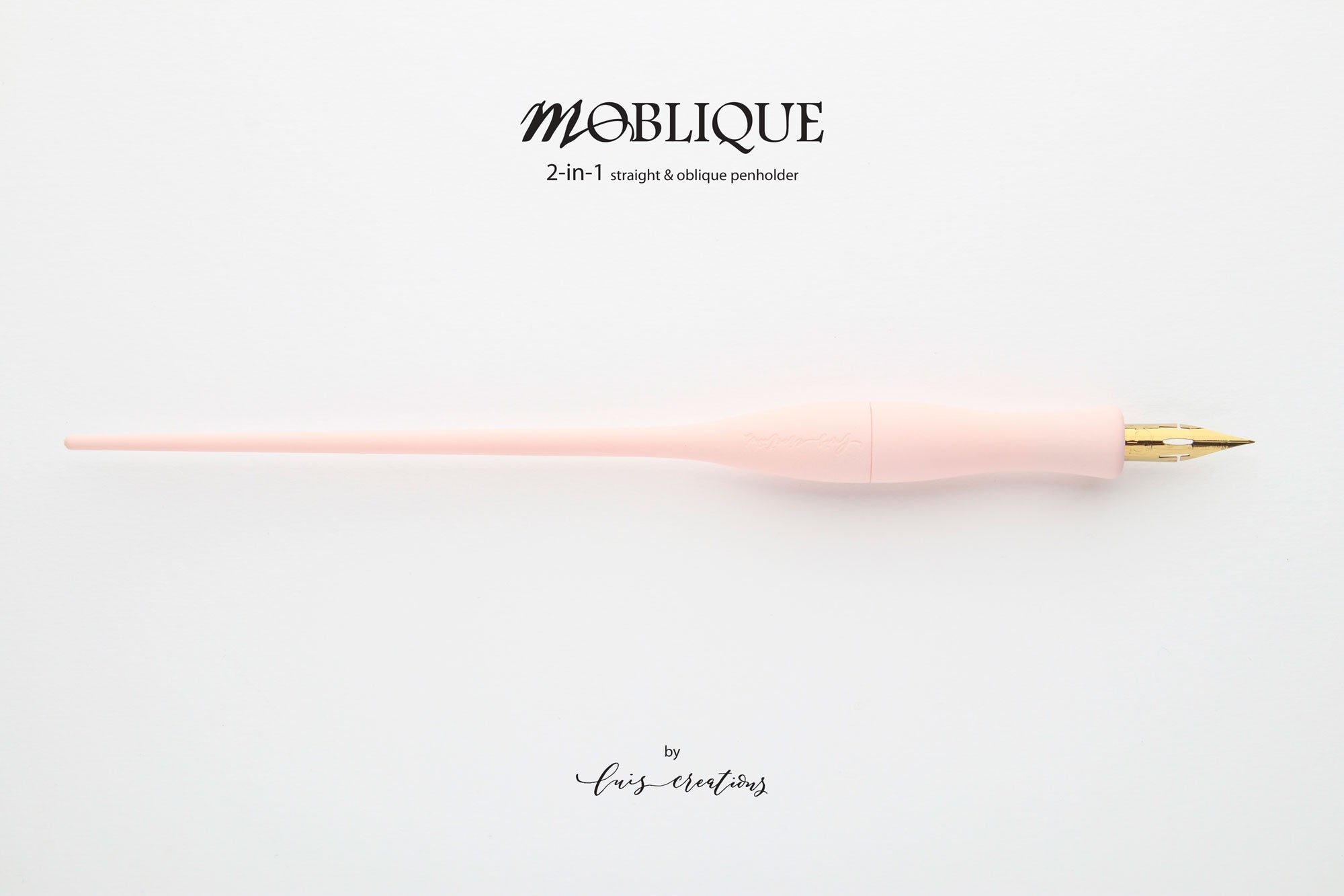 Moblique English Rose | Calligraphy 2-in-1 Oblique Penholder