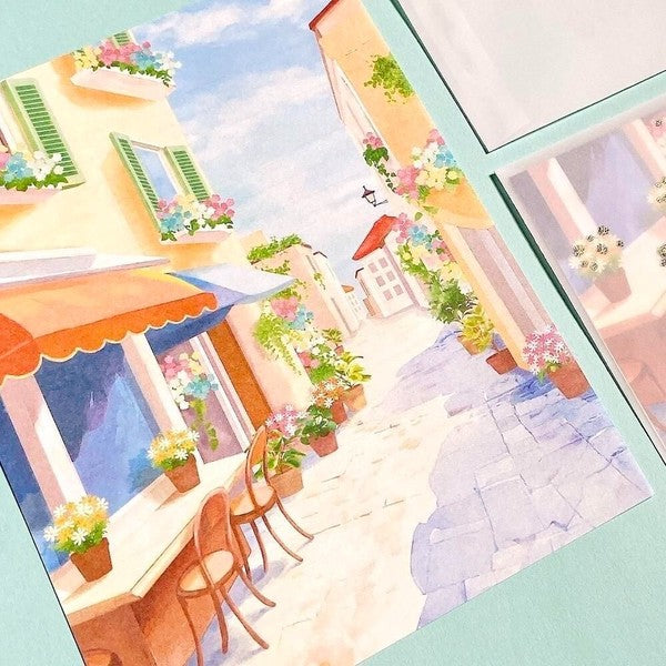 European Cafe & Street Cats | Letter Writing Set