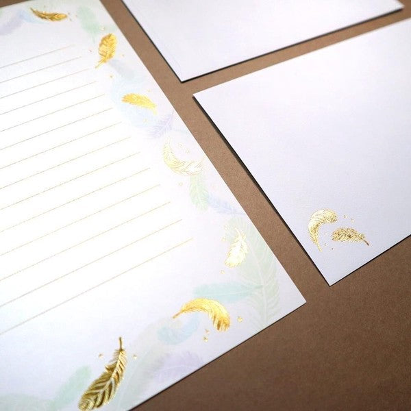 Feathers 'Polite Letters' Letter Writing Set